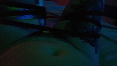 Bound post op trans girl tied to vibrator - 11 image