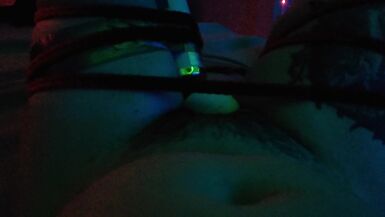 Bound post op trans girl tied to vibrator - 15 image