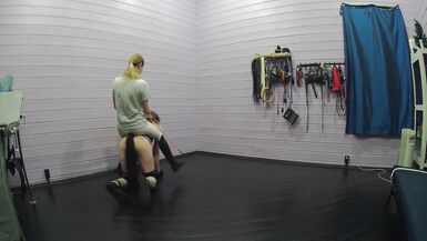 Femdom ponyplay riding and training of cute pony transgirl - 7 image