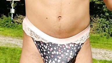 Sissy boy in sexy lingerie - 2 image