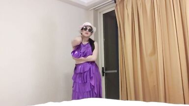 gorgeous sexy shemale striptease modelling - 11 image