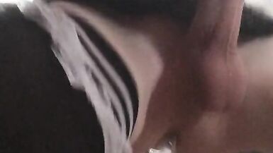 This maid is riding and cumming for you. - 13 image