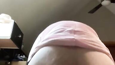 Sissy takes a huge dildo in her ass and rides it - 7 image