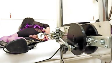 FAILED SISSY SELF FUCK! Sex Machine Dildo Fell Off before Sissygasm. TS Veronica Taboo smoking vape. - 10 image