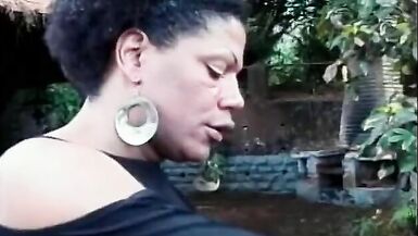 Latina Shemale gets her big cock out for a cute guy to suck - 11 image