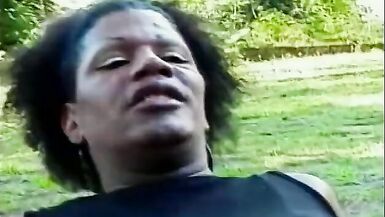 Latina Shemale gets her big cock out for a cute guy to suck - 13 image