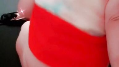 Beautiful caged sissy fuck her ass - 9 image