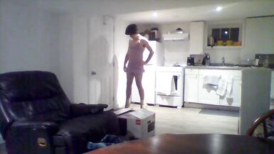 just me awkwardly wandering around in my new heels and a couple random awkward bumb shakes - 2 image