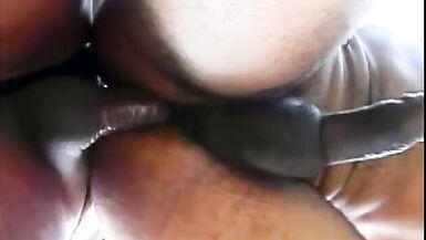 Dude and she-male fucking each other outdoors - 4 image