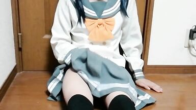 japanese crossdresser masturbation a03 - 2 image