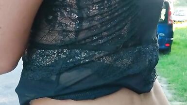 Sissy bodysuit Outdoor - 15 image