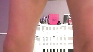 HOT BRIDGET DRINKS CHAMPAGNE WATCHES PORN & FINGERS HER BIG COCK - 2 image