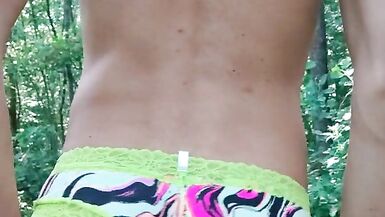 Tight biker shorts and sexy panties - 4 image