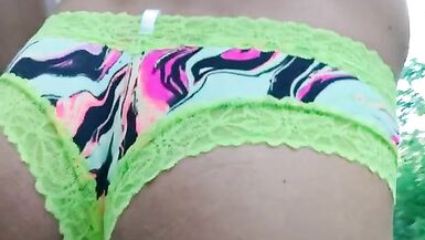 Tight biker shorts and sexy panties - 6 image