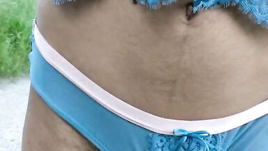 Femboy outdoor in Lingerie - 14 image
