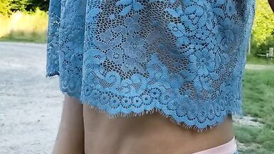 Femboy outdoor in Lingerie - 7 image