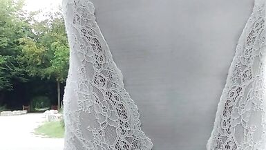 Femboy Cumshot in Public - 9 image