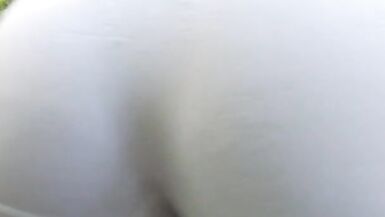 Sissy whale tail in public - 15 image