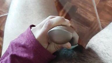 FTM masturbation + Satisfyer toy / Transman - 10 image