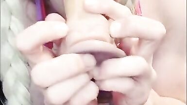 Sissy Unlocks Her Chastity n Her Limp Clitty Bounces Around - 4 image