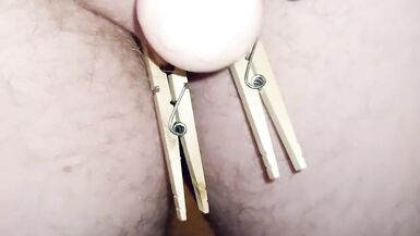 Clamping Myself and Masturbating To Orgasm A Pornhub Exclusive - 7 image