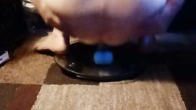 Cassandra bounces on her toy - 14 image