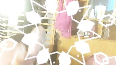 cute self facial  tranny made a pmv fucking her ass issexy