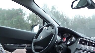 shemale tranny sounding urethral car road lingerie nylon dil - 7 image