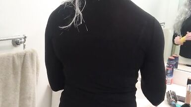 Hot Crossdresser Gets Fucked by Banana - 14 image