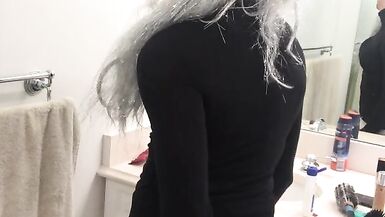 Hot Crossdresser Gets Fucked by Banana - 15 image