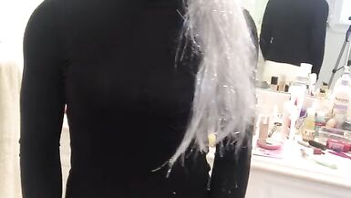 Hot Crossdresser Gets Fucked by Banana - 4 image