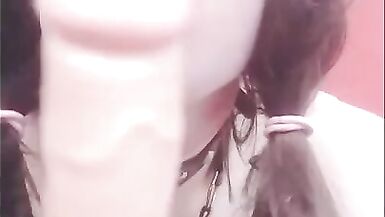 Girl in red corset longs for cock - 13 image