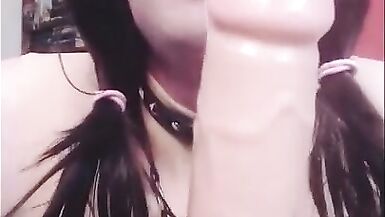 Girl in red corset longs for cock - 14 image