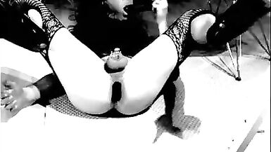 Big Black Cock Addicted Smoking Tramp - 12 image