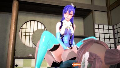 [SYMPHOGEAR] Futa Maria x Tsubasa 3D HENTAI - 11 image