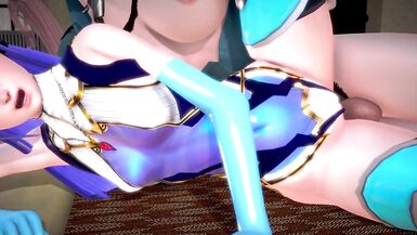 [SYMPHOGEAR] Futa Maria x Tsubasa 3D HENTAI - 5 image