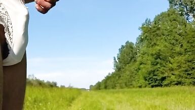 Sissy sexy White Lingerie Show - 11 image