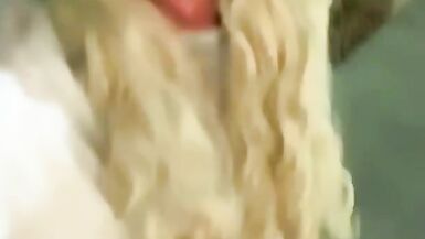 HOT short shorts long sexy legs risky public anal dildo transgirl sissy ts - 7 image