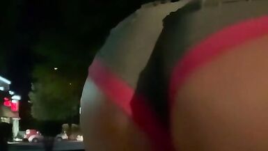 Amazing Slutty Hot Booty Shorts in PUBLIC and public panties Cindie Love - 12 image