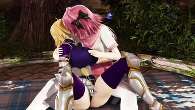 [FATE] Astolfo x Saber 3D HENTAI - 2 image
