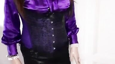 Satin Doll masturbation - 2 image