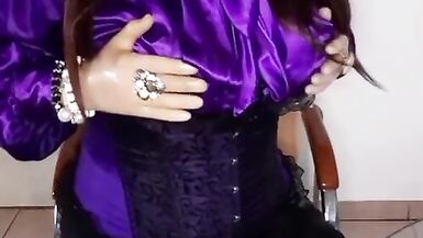 Satin Doll masturbation - 4 image