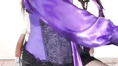 Satin Doll masturbation - 7 image