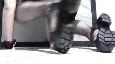 Slut Femboy Rides a Big Creamy Dildo (No Sound Video) - 9 image