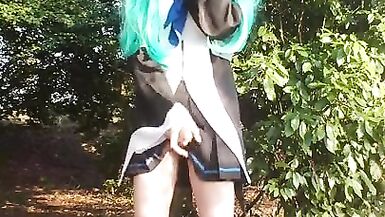 Yamakaze Japanese Cosplay Public Masturbation