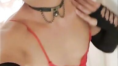 The Little Sissy in Red Bodysuit - 10 image