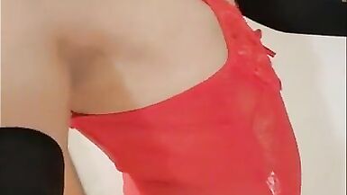 The Little Sissy in Red Bodysuit - 11 image