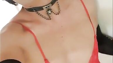 The Little Sissy in Red Bodysuit - 12 image