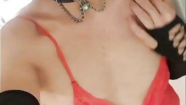 The Little Sissy in Red Bodysuit - 9 image