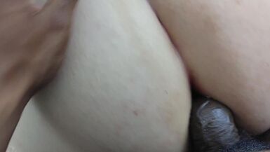 BBW Tranny Barebacked by BBC and Gets Cummed On POV - 1 image
